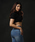 Waist Detailed High Rise Jean